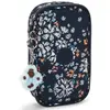 Image de Trousse Fille Kipling Tissu Synthétique Imprimé Flower Field Bleu/noir/blanc/rose