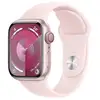 Image de Watch Series 9 GPS + Cellulaire, boitier en aluminium de 41 mm avec boucle en caoutchouc, Rose - Excellent état en occasion ou reconditionné