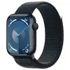 Image de Watch Series 9 GPS, boitier en aluminium de 45 mm avec boucle sport, Noir - Excellent état en occasion ou reconditionné