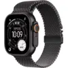 Image de Watch Ultra 3 (2025) GPS + 5G, Boitier de 49 mm en Titane Noir avec bracelet milanais en Titane Noir, M - Bon état en occasion ou reconditionné