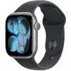 Image de Watch Series 11 (2025) GPS Boitier de 46mm en Aluminium Gris sidéral avec bracelet sport, Noir - M/L - Bon état en occasion ou reconditionné