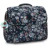 Image de Sac À Dos Scolaire Fille Codie L 41 Cm Kipling Imprimé Floral Sombre Noir / Bleu / Marine / Noir