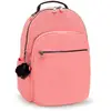 Image de Sac À Dos Scolaire Fille Seoul Peach Peace 44 Cm - Emplacement Pour Ordinateur Pêche