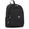 Image de Sac À Dos Kipling Delia Medium 16l Satin-like Avec Porte-clé Singe Noir