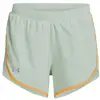 Image de Under Armour Fly-By Elite 3in Shorts Femmes-Vert,Orange, Taille S