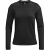 Image de Under Armour Seamless Stride Top De Course Femmes-Noir, Taille L