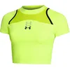 Image de Under Armour Run Anywhere Crop Maillot De Course Femmes-Vert,Noir, Taille L