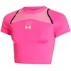 Image de Under Armour Run Anywhere Crop Maillot De Course Femmes-Pink,Noir, Taille L