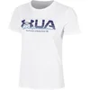 Image de Under Armour UA Vintage Performance T-shirt Femmes-Blanc, Taille M
