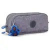 Image de Trousse À Crayons Nylon Kipling 3 Zips 32 Emplacements Gris / Bleu