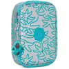 Image de Trousse Rectangulaire Kipling Metallic Palm 26 Boucles Jusqu’à 100 Stylos Bleu/gris/blanc Perle/transpar