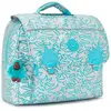 Image de Cartable Enfant Fille Kipling Iniko Metallic Palm 40 Cm - Qualité Premium Bleu / Gris