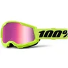 Image de Masque moto cross 100% Strata 2 Jaune TU 50028-00016