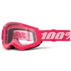 Image de Masque moto cross enfant 100% Strata 2 Rose TU 50031-00011