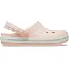 Image de Crocs Crocband Clog Tongs Unisex - rosé, blanc, Taille 39-40