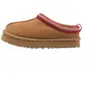 Image de Chaussons Mules Fille En Daim Chesnut, Rouge
