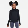 Image de Nike Dri-Fit Half-Zip Haut manches longues Filles - noir,, Taille S