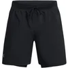 Image de Under Armour Launch 5 Inch 2-in-1 Short de running Hommes - noir, Taille XL