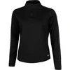 Image de Nike Therma-FIT One Half-Zip Maillot De Course Femmes-Noir, Taille XL