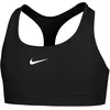 Image de Nike Dri-Fit Swoosh Soutien-gorge Sport Filles-Noir, Taille L