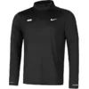 Image de Nike Dri-Fit Dri-FIT Element Flash Half-Zip Maillot De Course Hommes-Noir,Argent, Taille XL