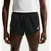 Image de Nike AeroSwift Short de running Hommes - noir, blanc, Taille M