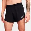 Image de Nike AeroSwift Short de running Hommes - noir, blanc, Taille L
