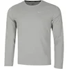 Image de Nike Dri-Fit Miler Dri-Fit Miler UV Maillot De Course Hommes-Gris Foncé, Taille XXL