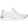 Image de Baskets Basses À Lacets Blanc Argent