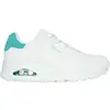 Image de Baskets Basses À Lacets Blanc Mint