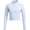 Image de Under Armour Launch Elite Half Zip Maillot De Course Femmes-Bleu, Taille L