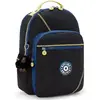 Image de Sac À Dos Garçon Kipling Seoul Lap Lets Scuba 44 Cm Avec Poche Pour Ordinateur Noir / Jaune / Bleu