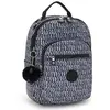 Image de Sac À Dos Kipling Seoul S Holiday Waves 35 Cm - Avec Poche Protectrice Pour Tablette Noir / Blanc / Bleu