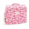 Image de Cartable Fille Kipling Codie S En Polyester Recyclé Motif Feuille Palm Rose