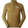 Image de The North Face Sunriser 1/4 Zip Maillot de course Hommes - marron, Taille M