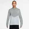 Image de Nike Pacer Winterized Half-Zip Maillot de course Hommes - gris, argent, Taille L