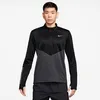 Image de Nike Pacer Winterized Half-Zip Maillot de course Hommes - anthracite, noir, Taille XL