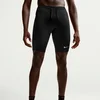 Image de Nike Stride Half Collant de course Hommes - noir, argent, Taille S
