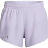 Image de Under Armour Fly By 3in Short de running Femmes - blanc, blanc, Taille XL