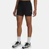 Image de Under Armour Velociti Pro 6in 2n1 Short de running Femmes-noir, argent, Taille XL