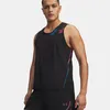 Image de Under Armour Velociti Elite Singlet Maillot de course Hommes-noir, pink, Taille L