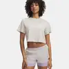 Image de Under Armour Explor Trail Run Graphic Maillot de course Femmes-blanc, violet, Taille S