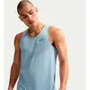 Image de Nike Stride Maillot de course Hommes - bleu clair, argent, Taille XXL