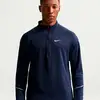 Image de Nike Miler Maillot de course Hommes - bleu foncé, argent, Taille M