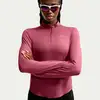 Image de Nike Swift Half-Zip Maillot de course Femmes - mauve, argent, Taille XL