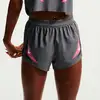 Image de Nike AeroSwift Short de running Femmes - gris, blanc, Taille L