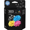 Image de Cartouche D'encre Hp 303 Pack De 2 , Noire Et Trois Couleurs, Authentiques