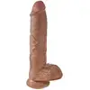 Image de Gode avec Testicules 25,4 cm King Cock