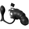 Image de Cage de chasteté et plug anal Ass-Gasm Cock Blocker