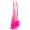 Image de Gode XXL avec testicules 25,4 cm King Cock Clear